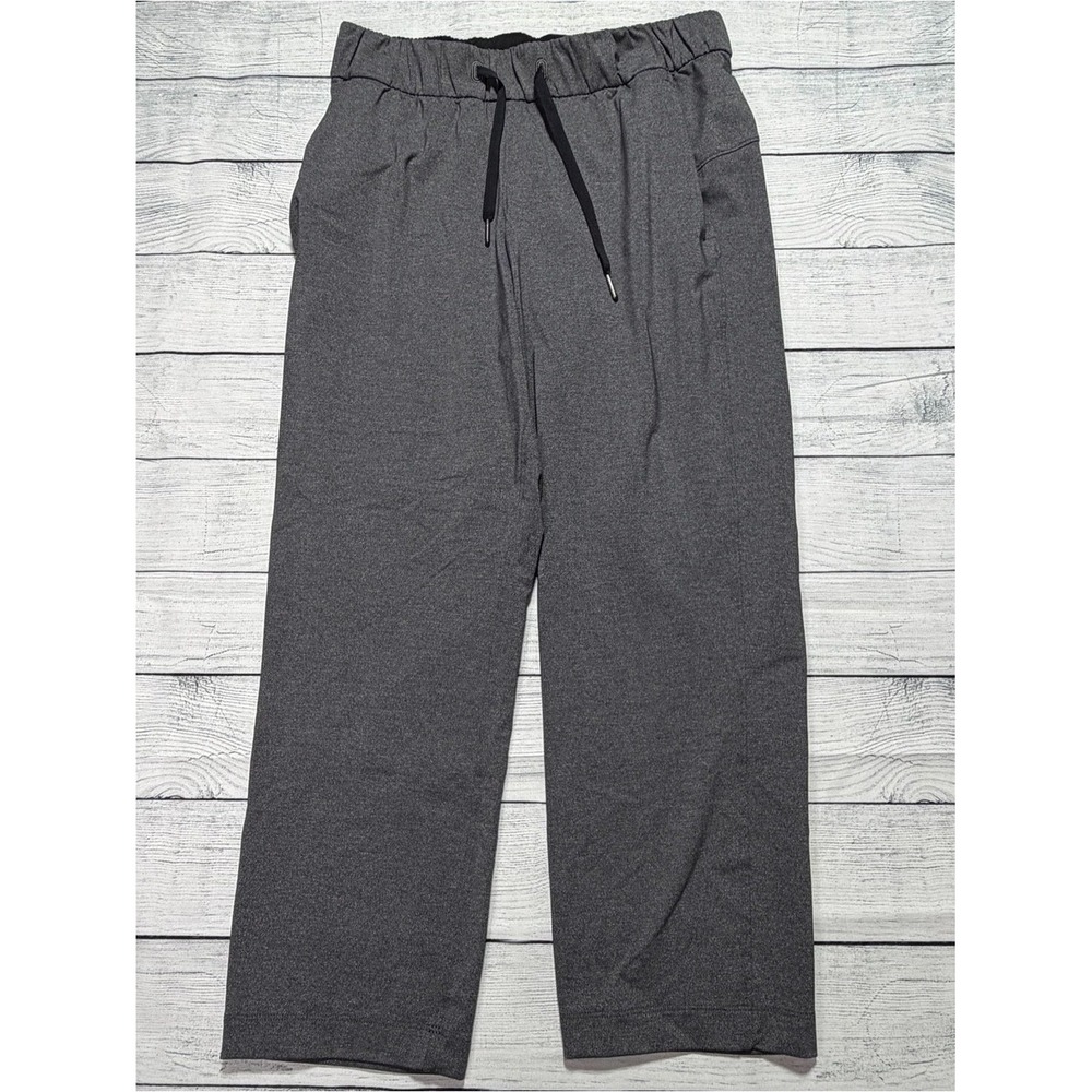 lululemon athletica Women's Cropped Wide-Leg Joggers - Charcoal Gray